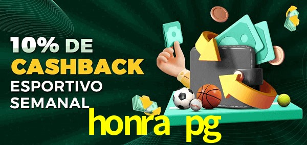 10% de bônus de cashback na honra pg